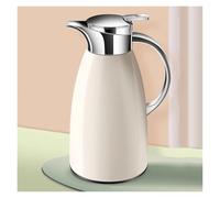 MEHWSAR Bouteille Isotherme en Acier Inoxydable, pichet à Eau, cafetière, théière, Distributeur de Boissons et de café à Double paroi.(Cream)