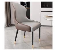 MEHWSAR Chaises de Salle à Manger Modernes, Confortables, d'appoint, rembourrées en Similicuir, chaises de Cuisine du Milieu du siècle avec Coussins épais, Assemblage Facile(Style-2)