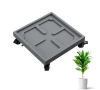 MEHWSAR Chariot à Plantes carré for Pots de Fleurs, Support Mobile for Pots de Fleurs, for intérieur et extérieur, Jardin, terrasse, capacité de Charge de 50 kg(36cm)