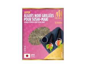 MEI ASIA - Algues Nori Grillées pour Sushi - Recette de Corée - le sachet de 28g - Le Lot De 4