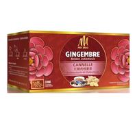 MEI ASIA - Boisson Instantanée Gingembre Cannelle - Arôme Chaud et Cannelle - la boite de 120g - Le Lot De 4