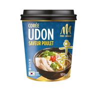 MEI ASIA - Nouilles Udon au Poulet, Saveur Authentique et Texture Fondante (Pot 173g) - Le Lot De 3