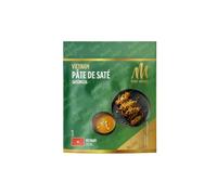 MEI ASIA - Pâte de Saté Pimentée aux Cacahuètes et Sésame - Saveur Relevée et Aromatique - le sachet de 80g - Le Lot De 4