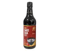MEI ASIA - Sauce Soja Liquide Authentique et Savoureuse, Parfaite pour Rehausser Vos Plats, 500mL - Lot de 4