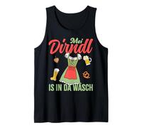 Mei Dirndl est dans Da Wäsch, Bretzel Party, Funny Design Débardeur