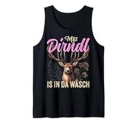 Mei Dirndl est dans Da Wäsch, Bretzel Party, Funny Design Débardeur