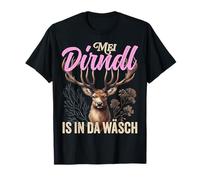 Mei Dirndl est dans Da Wäsch, Bretzel Party, Funny Design T-Shirt