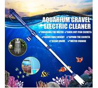MEI Pompe À Eau Filtre Électrique Pour Aquarium Nettoyage Télescopique Siphon Vide Automatique Gravier PRISE EU 220V