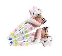 MEIBAOGE 1 paire de barrettes à cheveux fantaisie à thème de dessin animé, accessoires de cheveux pour enfants