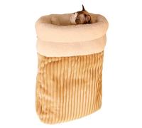 MEIBAOGE Grand sac de couchage d'hiver chaud pour chats - Grand lit pour animal domestique - Chaud - Confortable - Avec doublure épaisse