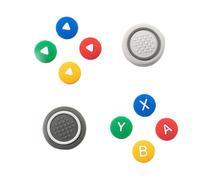 MEIBAOGE Lot de 10 capuchons en silicone pour Nintendo Switch/Switch OLED - Confortable et antidérapant - Poignée de jeu