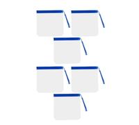 MEIBAOGE Lot de 6 sacs de rangement étanches transparents pour accessoires de voyage imperméables et peu encombrants