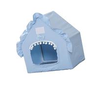 MEIBAOGE Niche lavable pour lapins - Lit confortable pour animal domestique - Pour se détendre