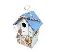 MEIBAOGE Nid d'oiseau en bois pour colibris en plein air balcon habitat d'oiseau maison pour oiseaux ruraux pour jardin