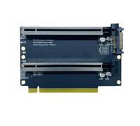 MEIBAOGE PCIE X16 Splits PCIE X8X8 Power Version 40.4mm Espace Slot Support Carte Graphique Carte Réseau