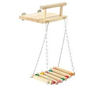 MEIBAOGE Perchoir à oiseaux - Support molaire pour perroquets, conures, perruches, grattoirs pour petits et grands perroquets