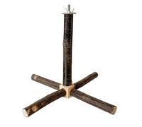 MEIBAOGE Perchoir pour oiseaux - Support molaire naturel pour perroquets - Fournitures de conure - Grattoirs pour petits perroquets