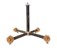 MEIBAOGE Perchoir pour oiseaux - Support molaire naturel pour perroquets - Fournitures de conure - Grattoirs pour petits perroquets