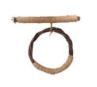 MEIBAOGE Perchoir pour oiseaux - Support molaire naturel pour perroquets - Fournitures de conure - Grattoirs pour petits perroquets