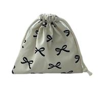 MEIBAOGE Pochettes polyvalentes en coton avec cordon de serrage pour petits gadgets pour femmes
