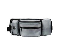 MEIBAOGE Sac banane multifonctionnel pour chien, étanche, distributeur de sacs de déjections pour course à pied, jogging, sac banane de sport étanche
