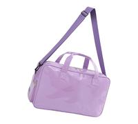 MEIBAOGE Sac de sport de voyage polyvalent avec compartiment à chaussures et poche humide pour homme et femme, résistant à l'eau, sac de sport, violet, Length 47cm
