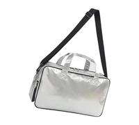 MEIBAOGE Sac de sport de voyage polyvalent avec compartiment à chaussures et poche humide pour homme et femme, résistant à l'eau, sac de sport, Argenté, Length 47cm