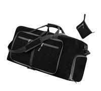 MEIBAOGE Sac de sport pliable pour femme - Grande capacité - Pratique - En nylon - Avec bandoulière - Sac à main pliable, noir, Length 36cm