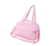MEIBAOGE Sac de sport résistant à l'eau pour femme avec poche humide pour voyage et salle de sport Spacieux Sac à main à bandoulière, rose, Length 32cm