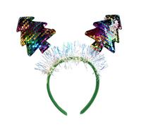 MEIBAOGE Serre-tête arbre de Noël festival fêtes couvre-chef accessoire de Noël pour femmes et filles