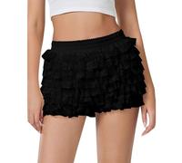 MEIbax Jupe en Tulle pour Femme Classique Jupe Ballet Taille Haute Courte en Tulle Jupon Vintage Moelleux Petticoat Jupe de Tutu Adolescent Parti Ballet Danse Fancy Dress Costume