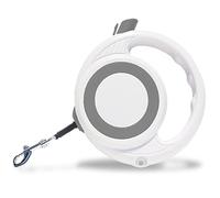 MEIBEST Laisse rétractable pour chien - 7,9 m - Pour chiens de taille moyenne jusqu'à 25 kg - Poignée en caoutchouc antidérapante - Frein à une main - Ne s'emmêle pas