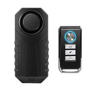 Meichoon Alarme de vélo sans Fil Antivol Cambrioleur Sécurité Vibration Capteur de Mouvement Imperméable à l’Eau avec télécommande pour Bicyclette Moto Voiture Scooter Véhicules Fenêtre de Porte