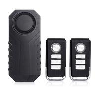 Meichoon Alarme sans Fil vélo Moto Lock Imperméable à l’Eau Système de capteur de sécurité antivol avec 7 Niveau Sensibilité 2 Télécommande pour Les véhicules de Scooter de Voiture de vélo