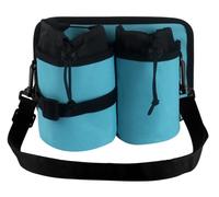 Meichoon Manchon de voyage réglable pour bouteilles, étui de transport, convient aux poignées de valise, cadeaux pour agents de bord, voyageurs, accessoires bleu lac