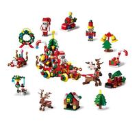 MEIEST Ensemble de blocs de construction de Noël 12 en 1