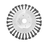 MeiFanNao Tête de coupe de tondeuse à gazon de 20,3 cm pour tondeuse de jardin, équipée d'un fil d'acier noué solide et durable, outil multifonction pour désherber la mousse de jardin et enlever la