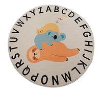 MEIFEISEWU Tapis pour Enfants Tapis Doux Tapis Rampant pour bébé Tapis Anti-dérapant à Poils Ras Salon Chambre Maternelle Animalerie Salle de Jeux Cartoon 15 D140
