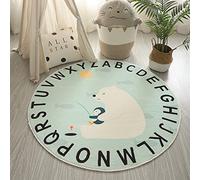 MEIFEISEWU Tapis pour Enfants Tapis Doux Tapis Rampant pour bébé Tapis Anti-dérapant à Poils Ras Salon Chambre Maternelle Animalerie Salle de Jeux Cartoon 16 D140