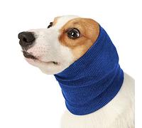 Meifsou Cache-oreilles antibruit pour chien - Bandeau extensible sans secouer les oreilles silencieuses pour soulager l'anxiété des chiens, bande apaisante pour le tonnerre, la foudre, les feux