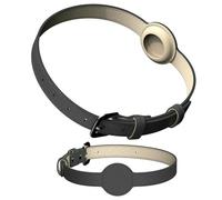 MEIFULLE Collier de Protection Anti-Perte en Silicone PU pour Apple Airtag, Accessoire de Suivi pour Chien et Chat