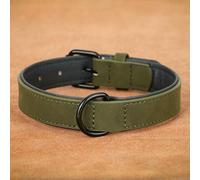 MEIFULLE Collier en Cuir Durable pour Chiens de Grandes Races - Réglable pour bergers allemands, Rottweilers et Pitbulls