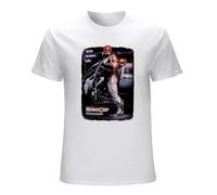 MEIFULONG Men's Robocop Movie Poster T Shirt White XL