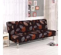 Meigeh Housse Clic Clac Housses de canapé sans Bras 3 Places Housse de Canapé Clic Clac Extensible 190-210cm