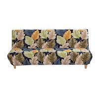 Meigeh Housse de Canapé Clic Clac sans Bras Housse de Futon Extensible Housse de Canapé-lit 2 Places Housse de canapé sans Bras Le langage de l'amour