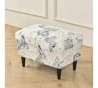 Meigeh Housse de Fauteuil à Oreilles Housse de Chaise imprimée Housse de Pouf Fauteuil à Oreilles Housse Ottoman Papillon