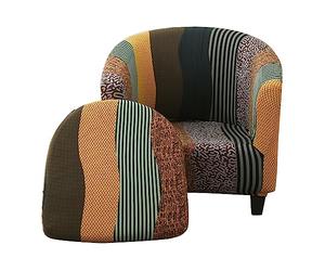 Meigeh Housse de Fauteuil Cabriolet Housse de Fauteuil TULLSTA Chesterfield Housse de Chaise Club Imprimé