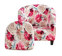 Meigeh Housse de Fauteuil Chesterfield 2 Pièces Housses Chaise de Club Cabriolet Extensible Housse Fauteuil Tullsta Cabriolet Pollen