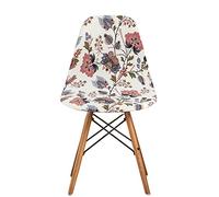 Meigeh Housses de Chaises Scandinave Housses Chaises de Salle à Manger Incurvée Scandinaves Lot de 6 Début de l'été