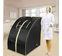 meihe Saunas,Sauna portatif Home Steam,Sauna Chauffage du Corps,Désintoxication Outil de Sauna,1000W Sauna à Vapeur,9 Niveaux de température,Sauna Portable,Sauna à Vapeur